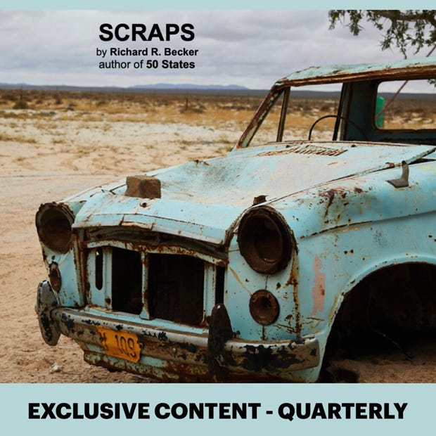 Scraps by Richard R Becker newsletter 